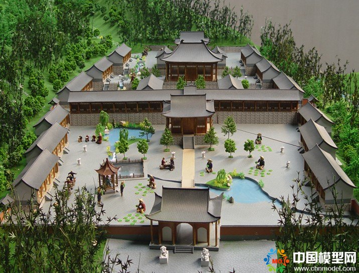 古建筑模型，古建沙盤模型
