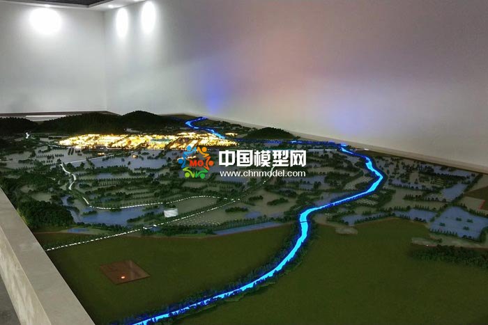 山下湖鎮(zhèn)特色小鎮(zhèn)沙盤模型
