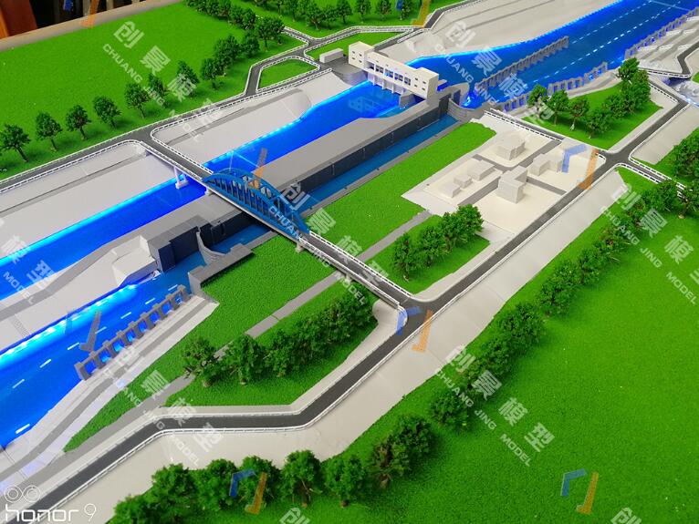 河道復航工程沙盤模型