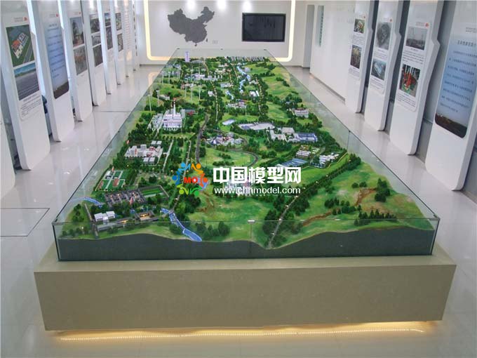 煤電循環利用沙盤模型