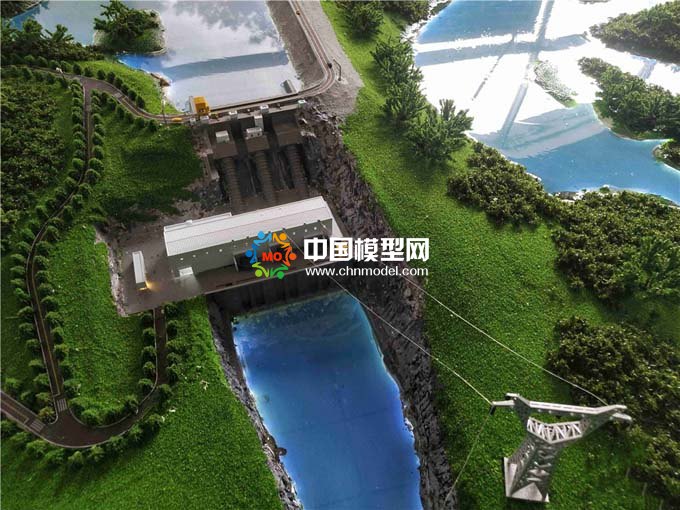 小型水電站沙盤模型