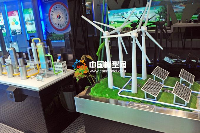 低碳發電沙盤模型