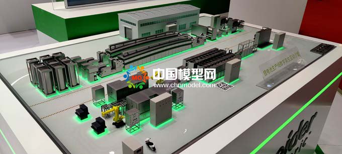 鋰電池生產線數字孿生沙盤