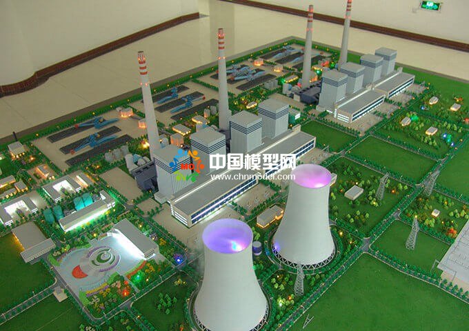 魯能火電廠沙盤模型