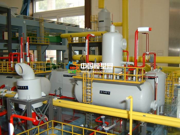 石化裝置配管模型