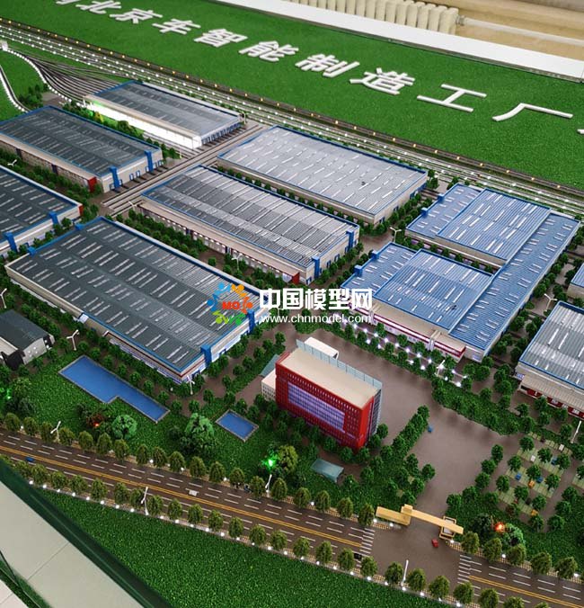 汽車智能制造工廠沙盤模型