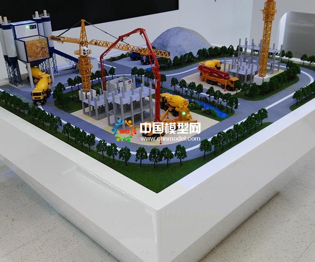 智能施工調度系統沙盤模型