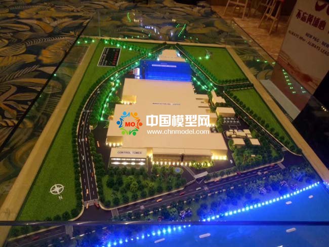 寶潔廠區沙盤模型