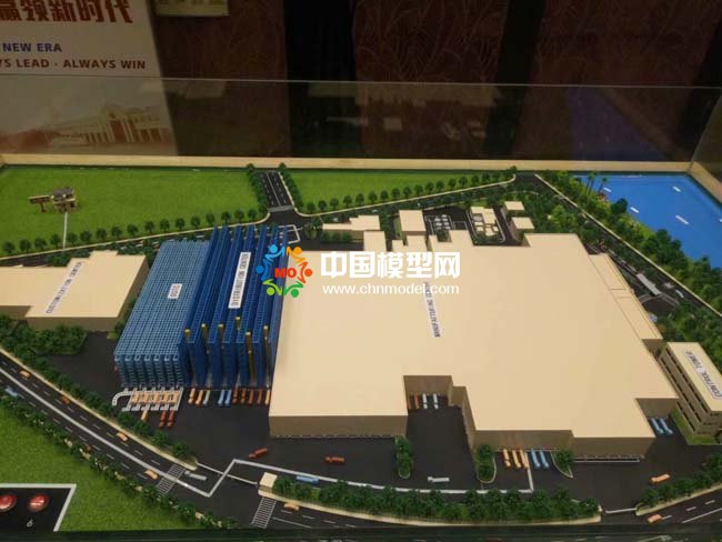 寶潔廠區沙盤模型