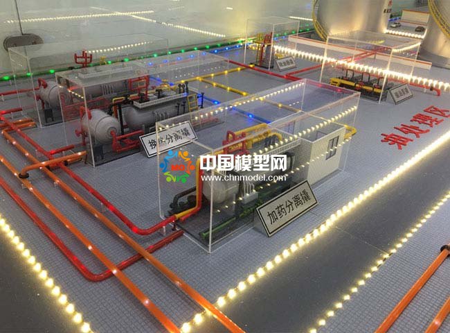 石油儲運油氣集輸系統(tǒng)沙盤模型