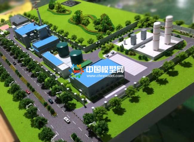 園區供熱設備沙盤模型