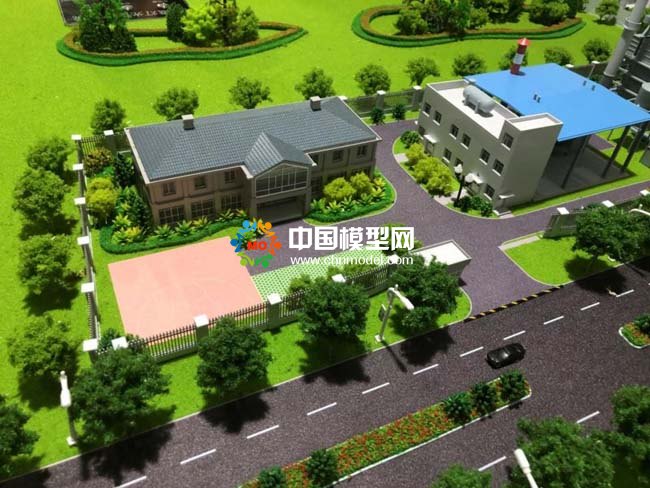 園區供熱設備沙盤模型