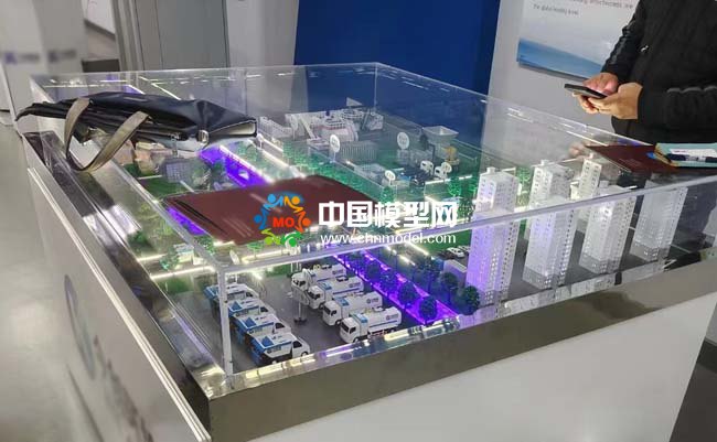 垃圾轉(zhuǎn)運(yùn)滲濾液處理沙盤模型