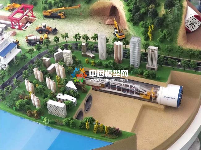 隧道施工裝備盾構機模型