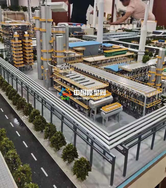大型化工廠沙盤模型