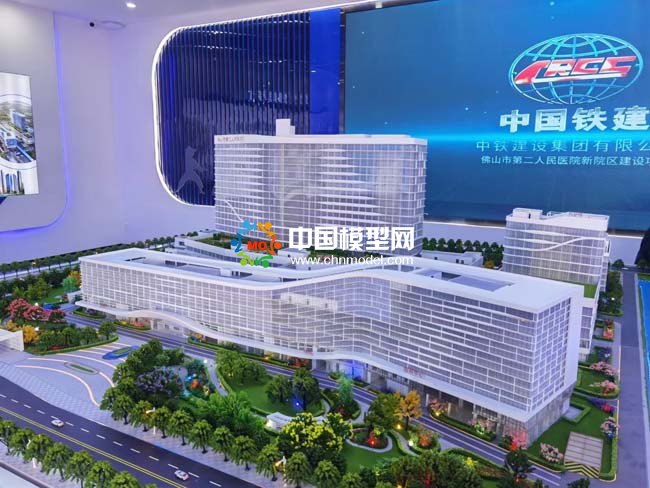 佛山市第二人民醫(yī)院沙盤模型