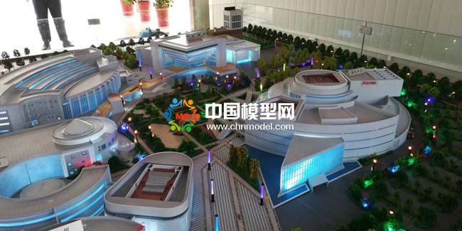 東西湖文化中心沙盤模型