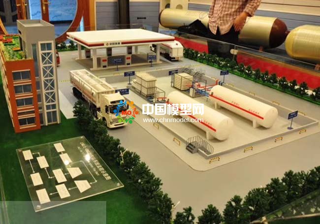 LNG工業流程沙盤模型