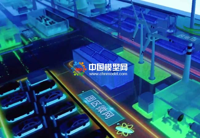 虛擬電廠協同運控平臺沙盤模型