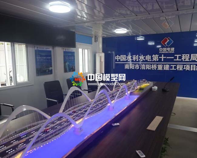 中國(guó)電建淯陽(yáng)橋重建工程沙盤(pán)模型