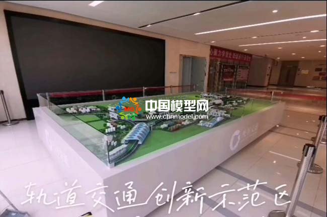 有軌電車試驗線工程沙盤模型