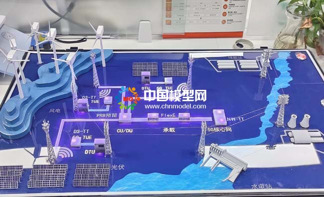 中興5G微基站和智慧桿塔集成項目沙盤模型