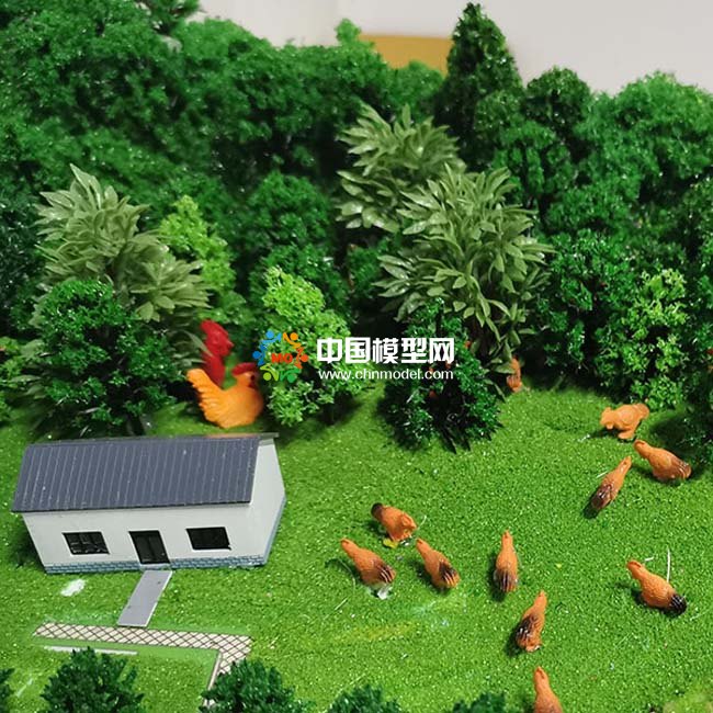 現代生態農業沙盤模型