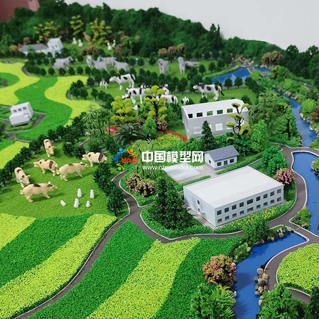 現代生態農業沙盤模型