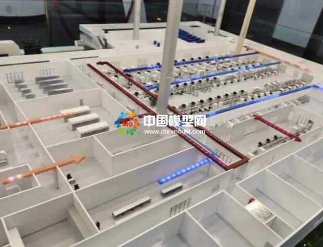 卡爾蔡司光學生產流水線沙盤模型