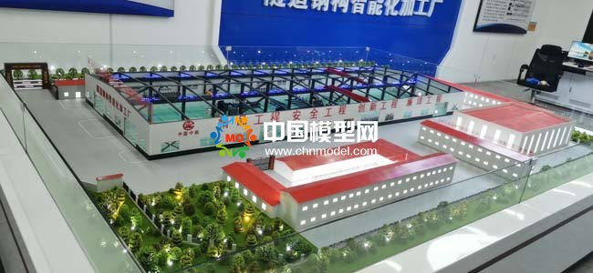 隧道鋼構智能化加工廠沙盤模型