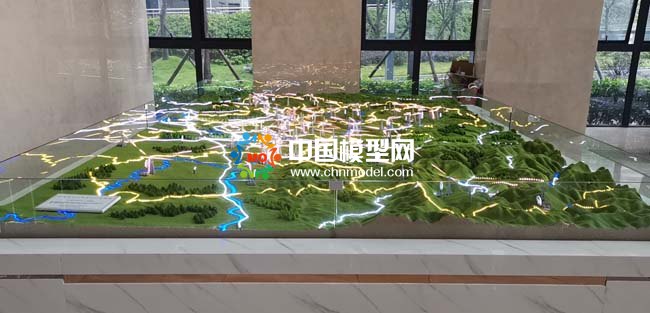 電網分布沙盤模型