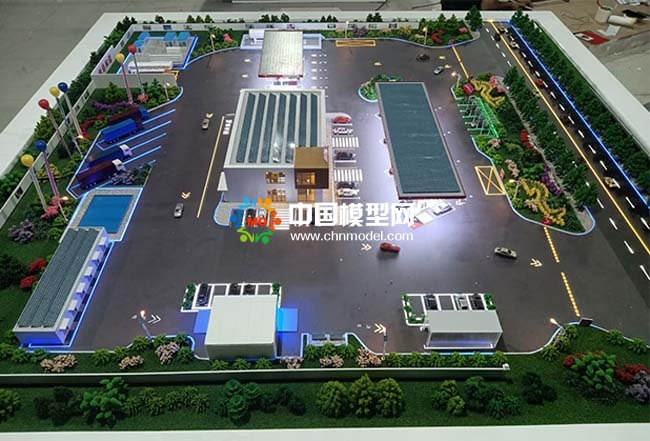中國石油綜合能源服務(wù)站沙盤模型