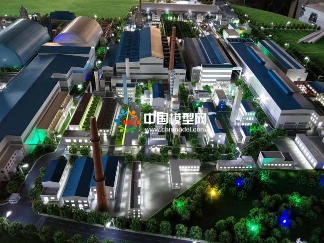 智慧化工廠沙盤模型