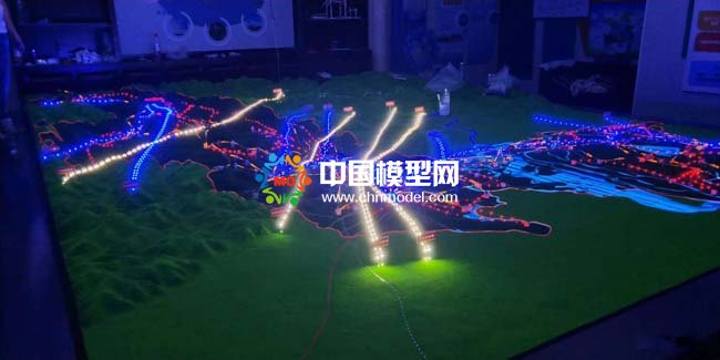 供電局電網現狀展示沙盤模型