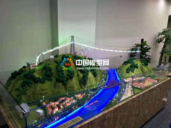 在線電力監控沙盤模型