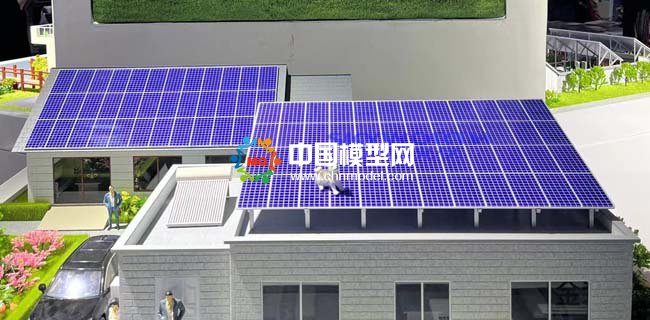 光伏屋頂電站沙盤模型