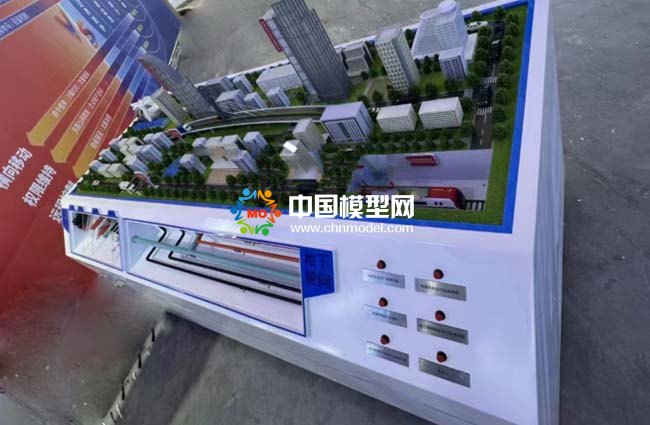 城市生命線工程安全運行監測沙盤模型