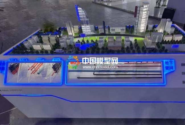 城市生命線工程安全運行監測沙盤模型