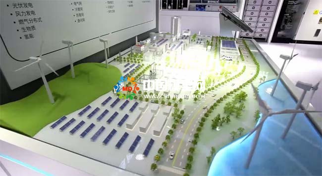 零碳智慧園區智慧能源解決方案沙盤模型