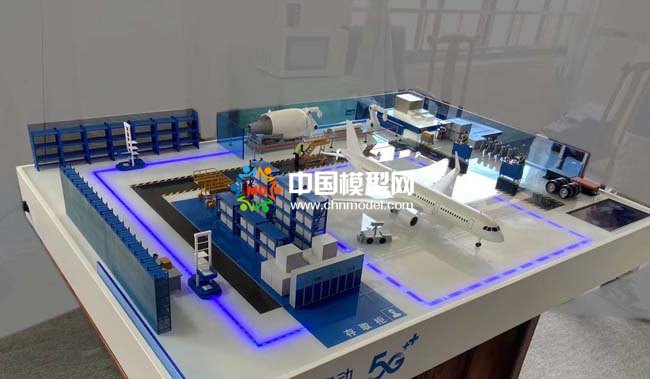 智慧機務檢修中臺沙盤模型