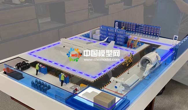 智慧機務檢修中臺沙盤模型