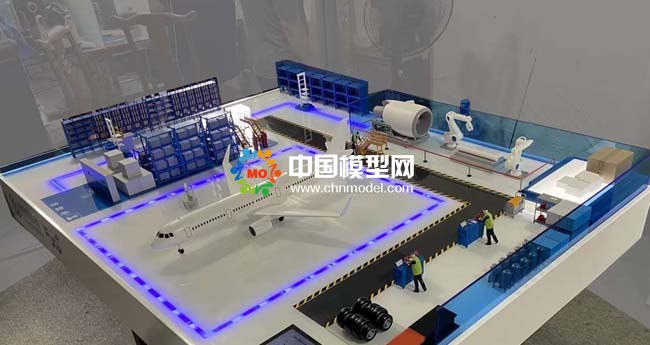 智慧機務檢修中臺沙盤模型