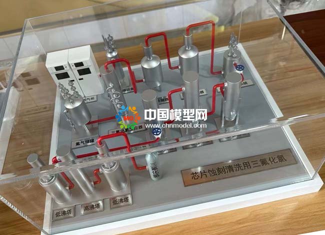 芯片蝕刻清洗用三氟化氯模型