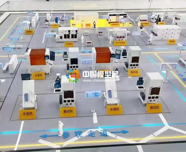 集成電路產業鏈智能制造演示沙盤模型