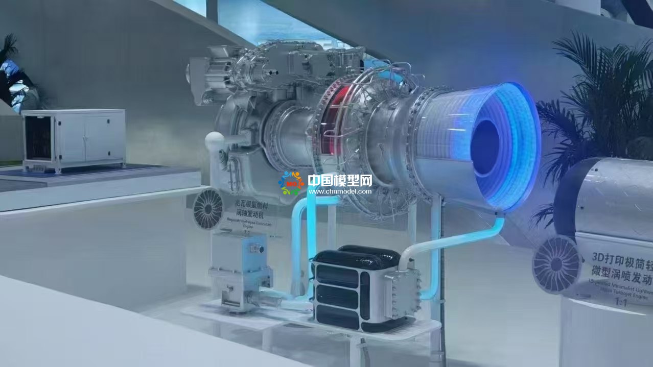 航空發(fā)動機設備模型設計制作