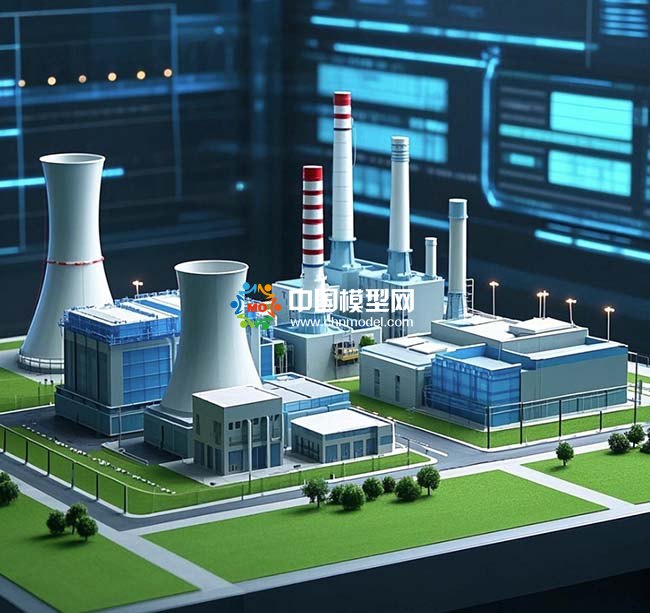 智慧電廠沙盤模型,點亮能源變革新視界