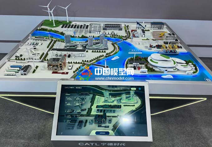 零碳新基建零碳工廠零碳商業(yè)沙盤模型