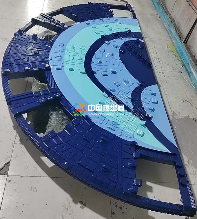 江海號(hào)盾構(gòu)機(jī)刀盤(pán)模型