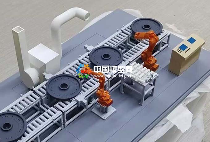 機車檢修線模型