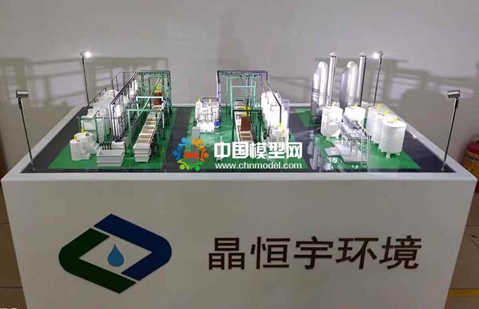 重金屬廢水節能減排在線回收循環利用沙盤模型